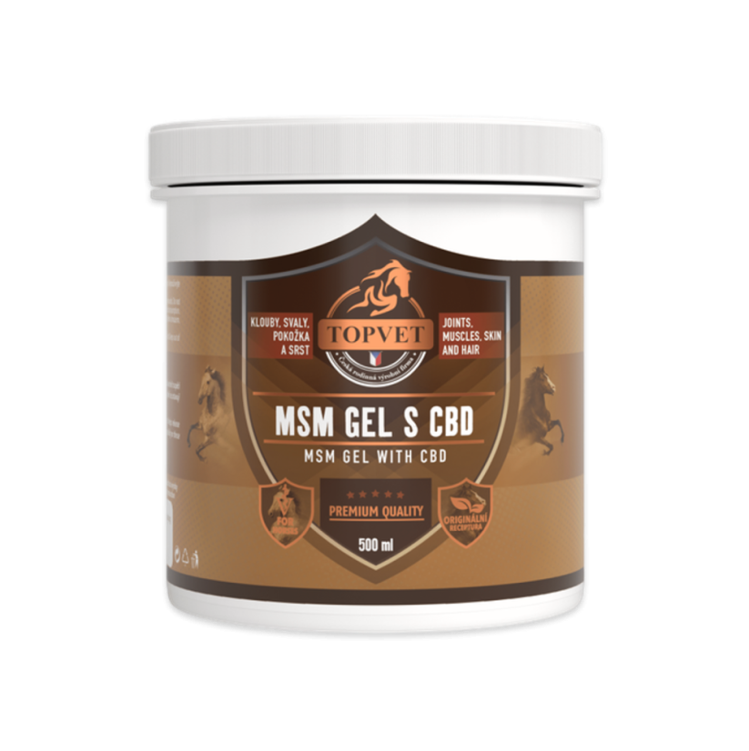 MSM gél s CBD – 500 ml – Green idea