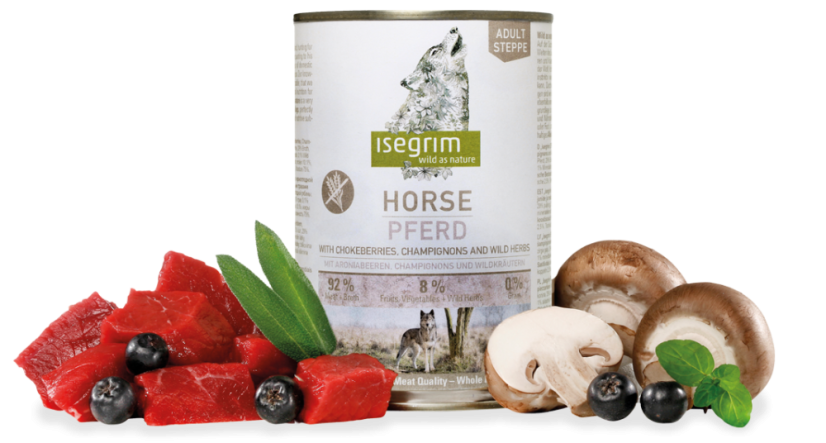 isegrim dog Adult, Kôň- konzerva - Hmotnosť  g. :: 800 g