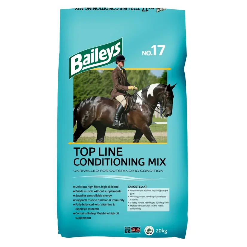 Baileys No.17 Top Line Conditioning Mix – kondičné krmivo pre kone (müsli)