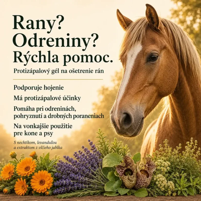 Herbahorse - Woundy cream — na ošetrenie rán