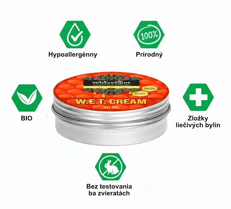 Masť na kožné plesne pre psov W.E.T. Cream