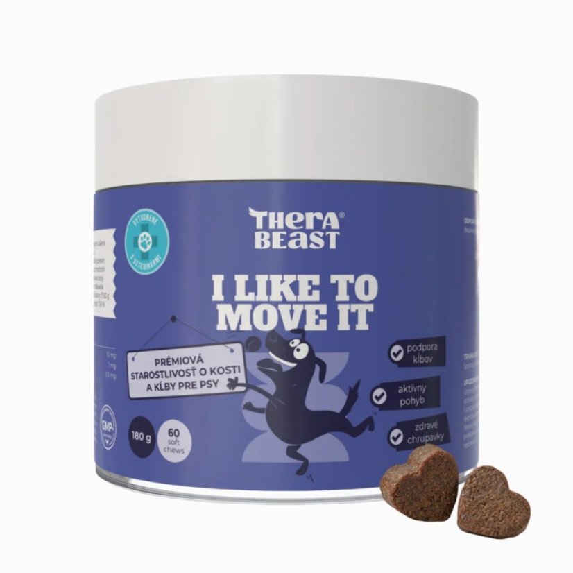I Like To Move It Premium – podpora kĺbov a chrupaviek pre psov – 60 ks – Therabeast I Like To Move It Premium – podpora kĺbov a chrupaviek pre psov – 60 ks – Therabeast