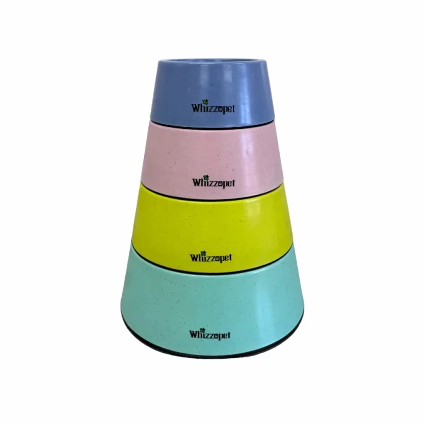Whizzopet bambusová psia miska - Farba: Modrá, Veľkosť: 1,75 L (Ø22 cm)
