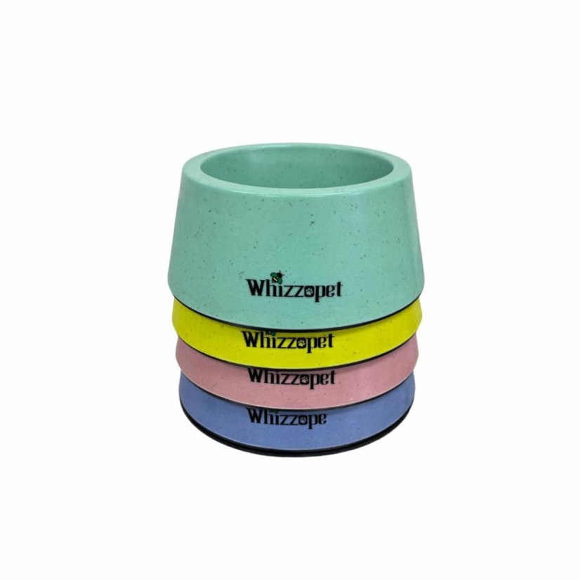 Whizzopet bambusová psia miska - Farba: Modrá, Veľkosť: 1,75 L (Ø22 cm)