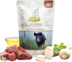 isegrim Roots,Diviak + paštrnák , 410 g kapsička