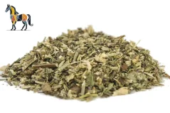 Bylinná zmes pre dýchavičné kone pri astme na podporu dýchania