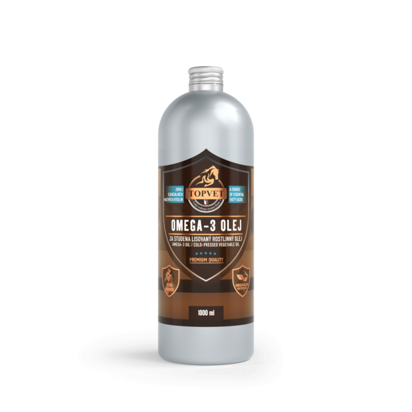 Omega-3 olej pre kone - 1000 ml - Green idea