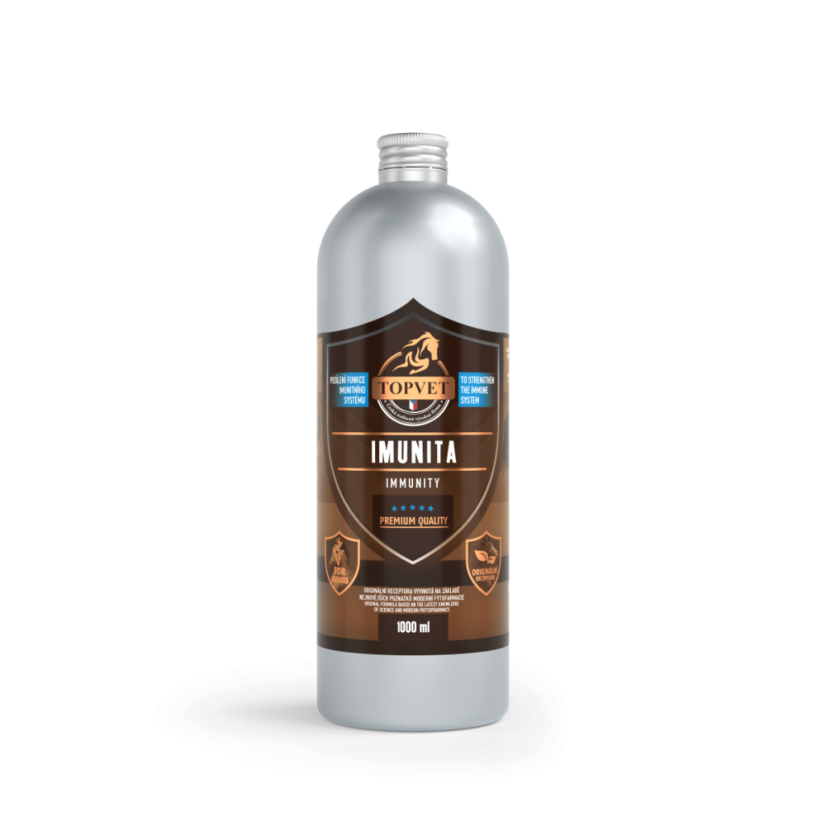 Imunitný sirup pre kone 1000 ml – Green idea