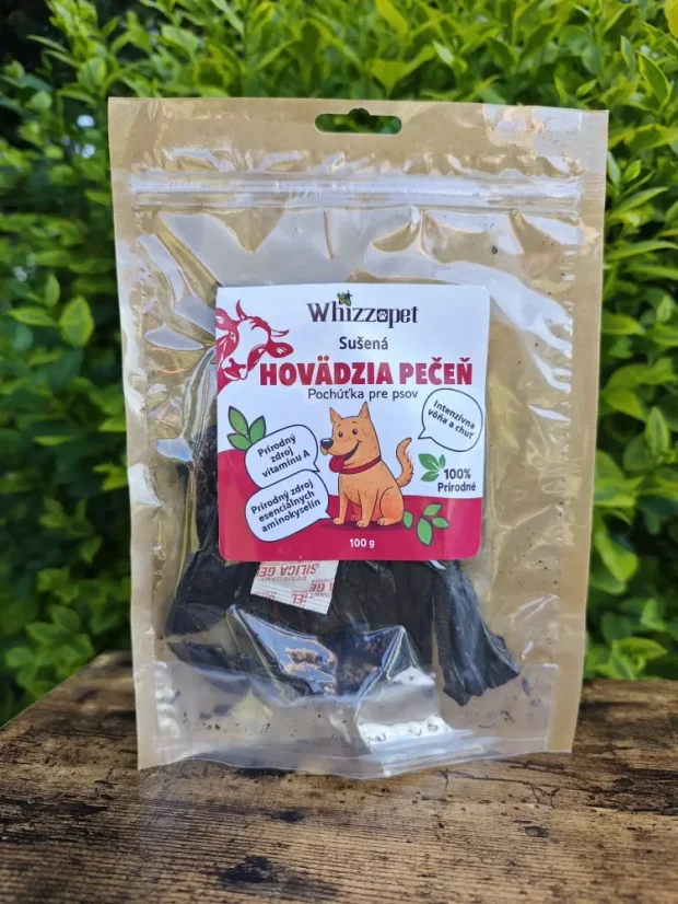 Sušená hovädzia pečeň – maškrta pre psa