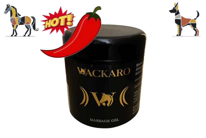 WACKARO® masážny gél s výťažkom z papriky
